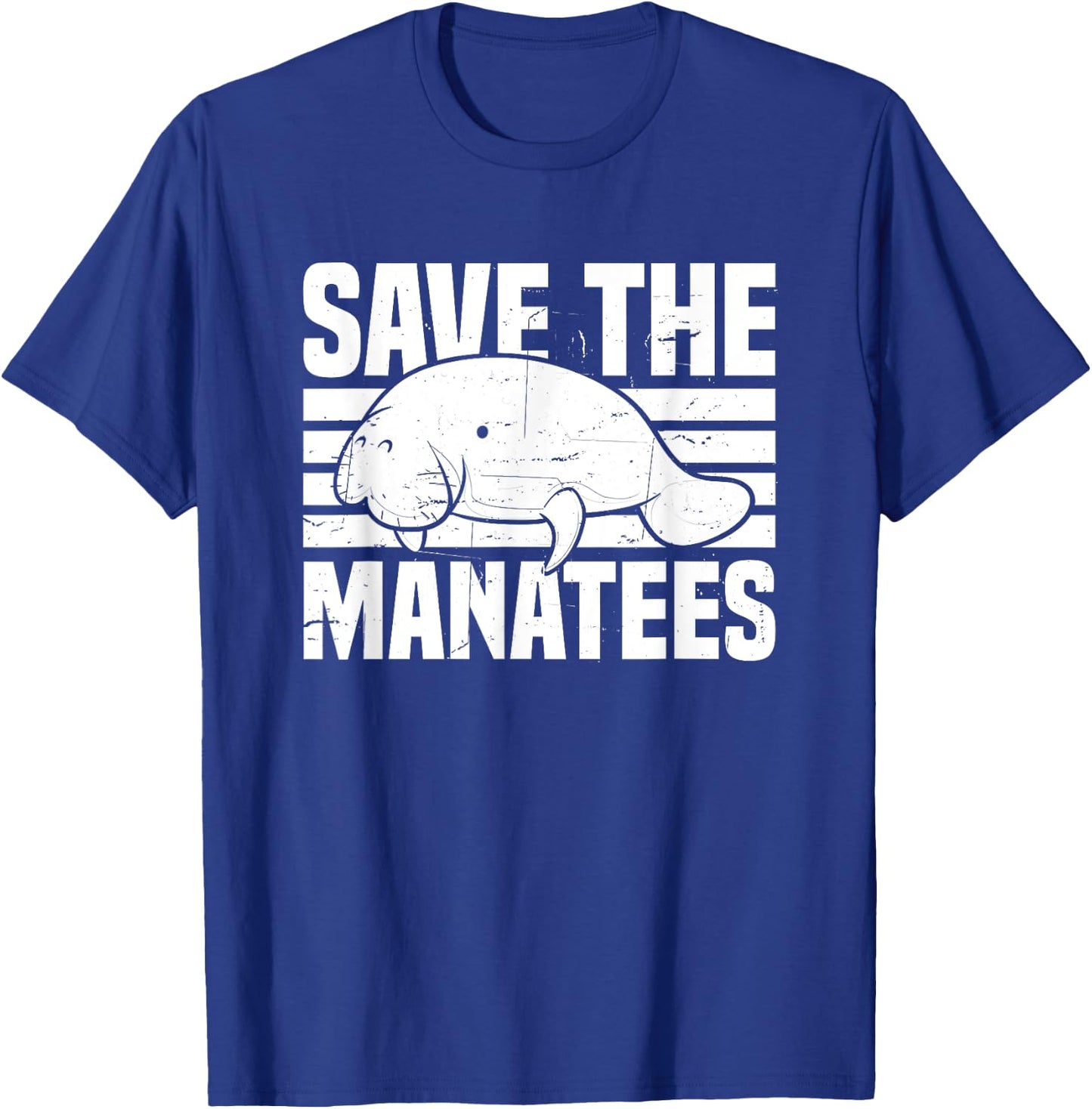 Save The Manatees T-Shirt - T-Shirt | Royal