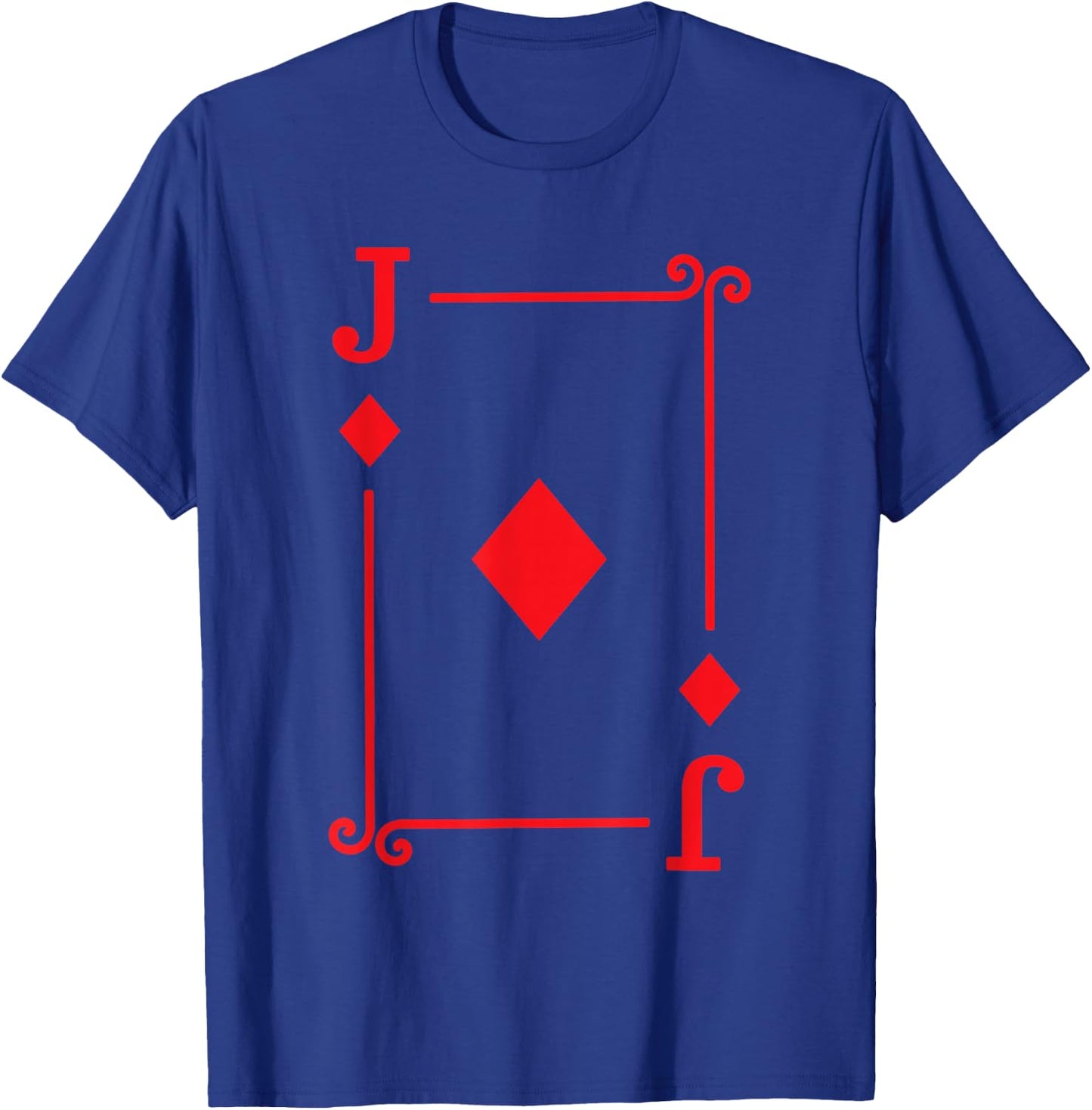 Playing Cards Costume - Jack Diamonds Card - Jack Card T-Shirt - T-Shirt | Royal