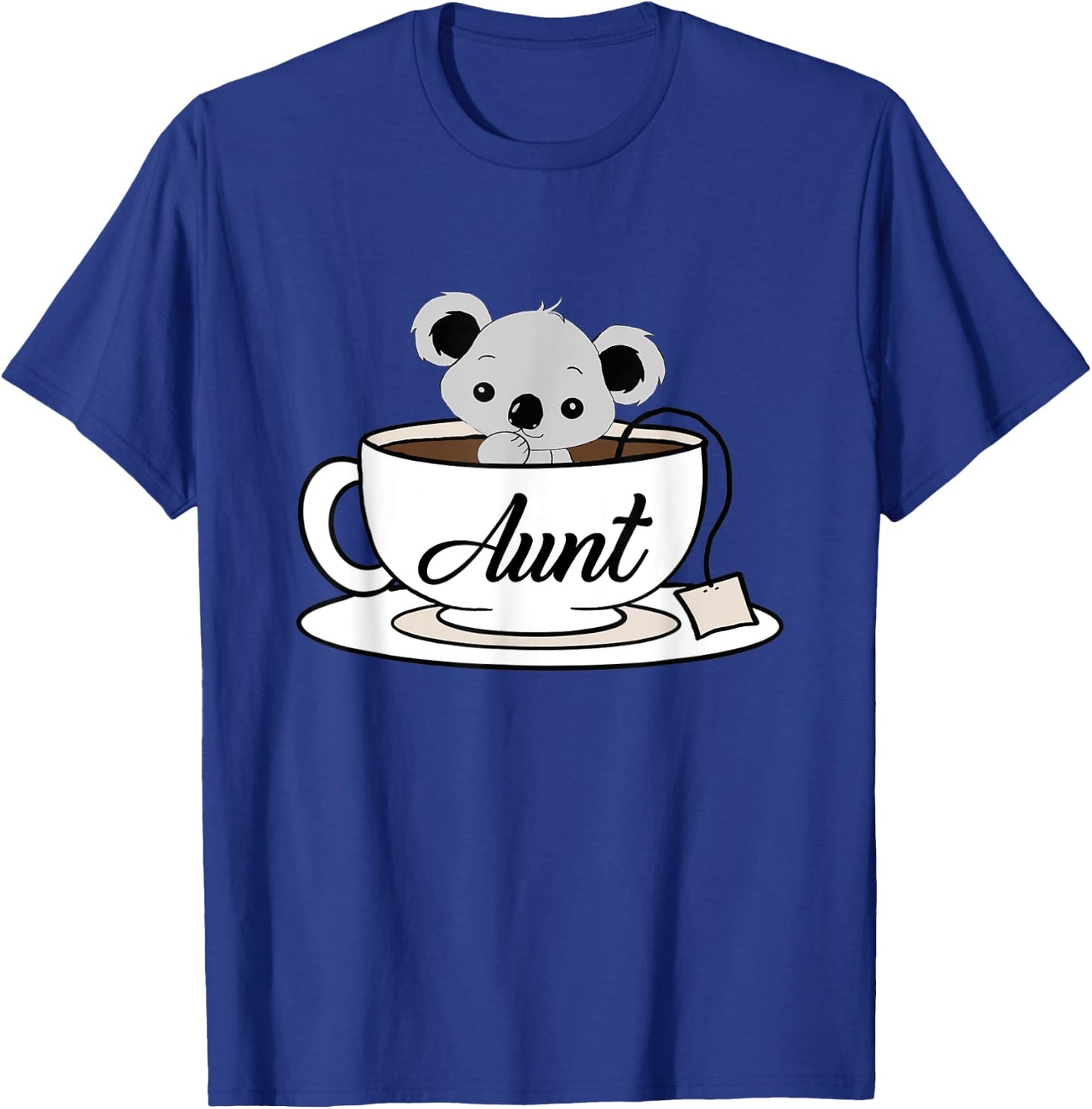 Koala Tea Aunt Tea Lover Gift Funny Koala T-Shirt - T-Shirt | Royal