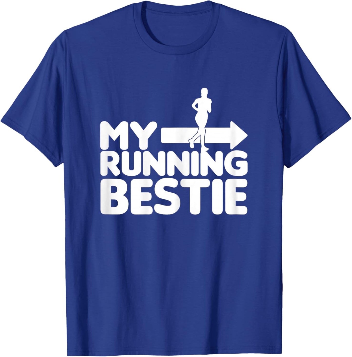 My Running Bestie - Funny Friends Set 1/2 pointing right T-Shirt - T-Shirt | Royal