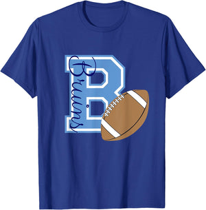 Bartlesville Bruins Football T-Shirt - T-Shirt | Royal