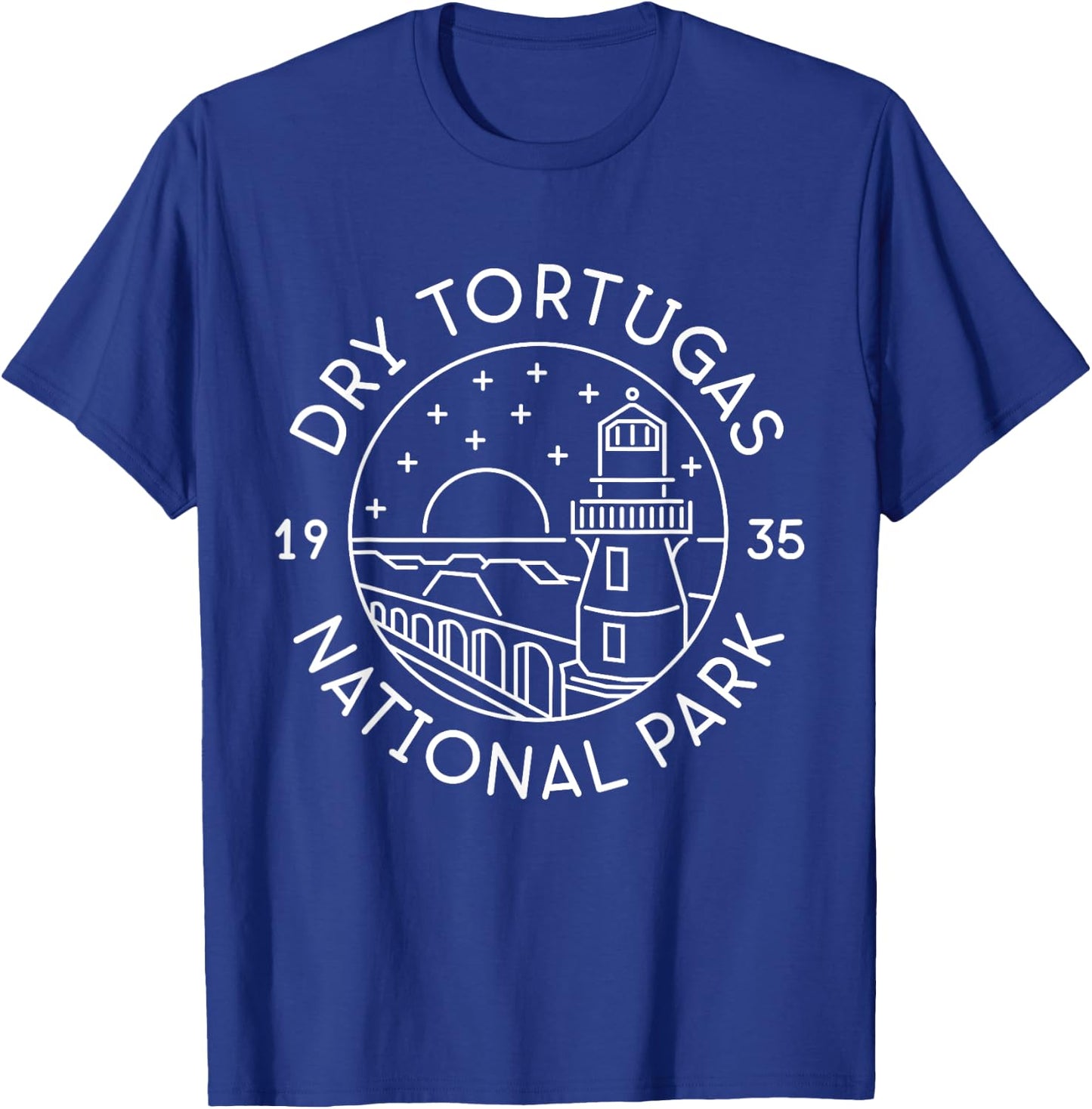 Dry Tortugas National Park 1935 Florida T-Shirt - T-Shirt | Royal