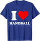 I Heart Handball I Love Handball T-Shirt - T-Shirt | Royal