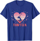 13 Year Old Cute Volleyball Birthday Girl 13th B-day T-Shirt - T-Shirt | Royal