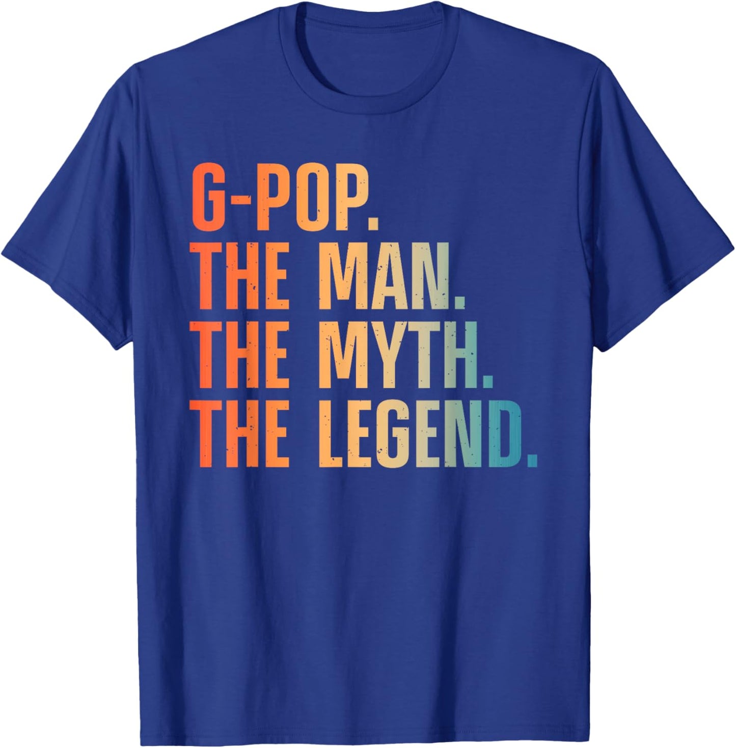 Funny G-Pop Art For Grandpa Grandfather From Grandkids G-Pop T-Shirt - T-Shirt | Royal