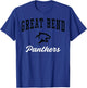 Great Bend High School Panthers C3 T-Shirt - T-Shirt | Royal