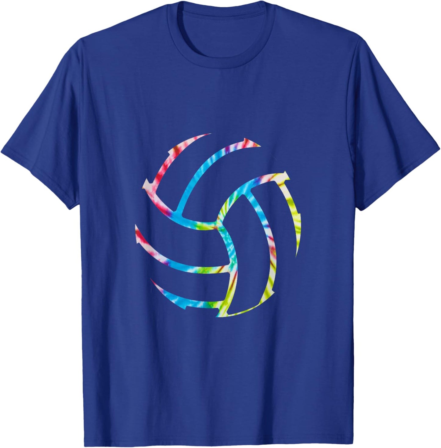Volleyball stuff attire tie dye Gift a teen girl player T-Shirt - T-Shirt | Royal