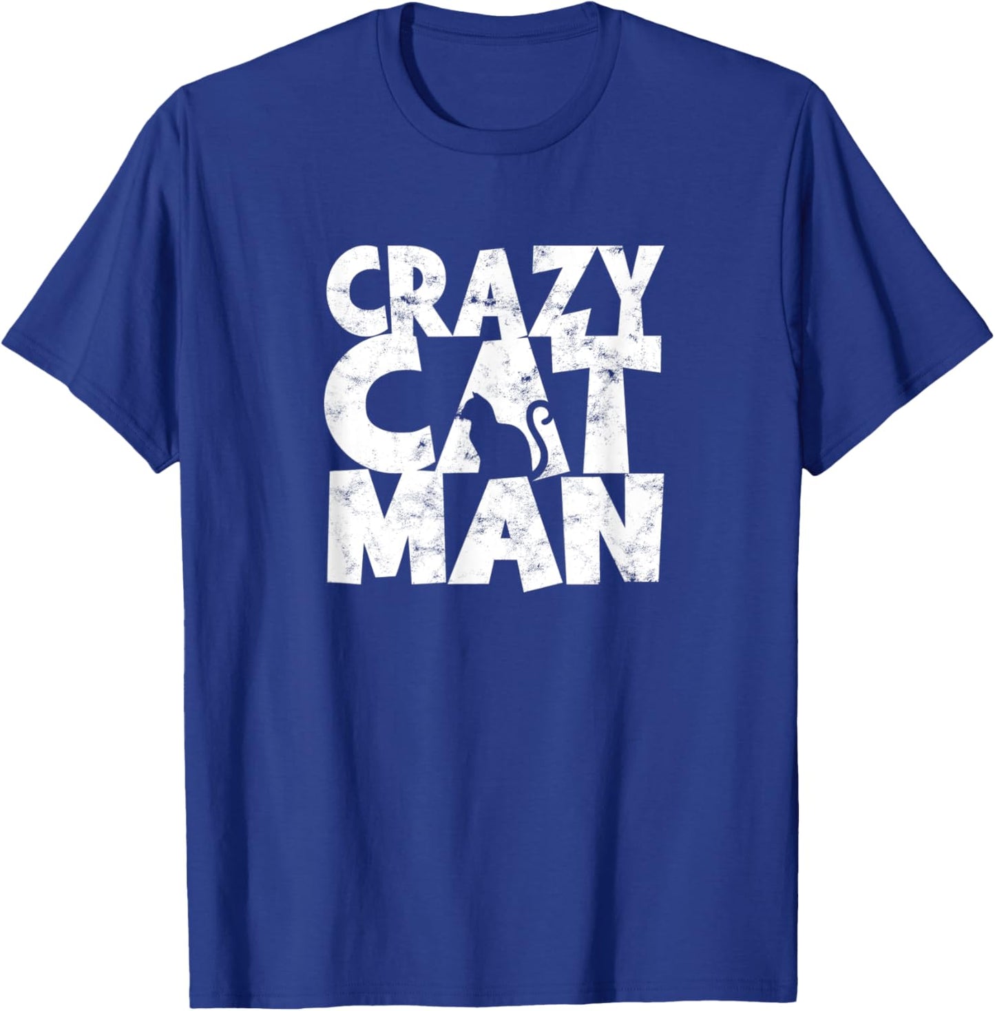 Crazy cat man - Cat T-Shirt - T-Shirt | Royal