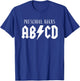 Preschool Rocks Teacher Back to School ABCD Rock First Day T-Shirt - T-Shirt | Royal