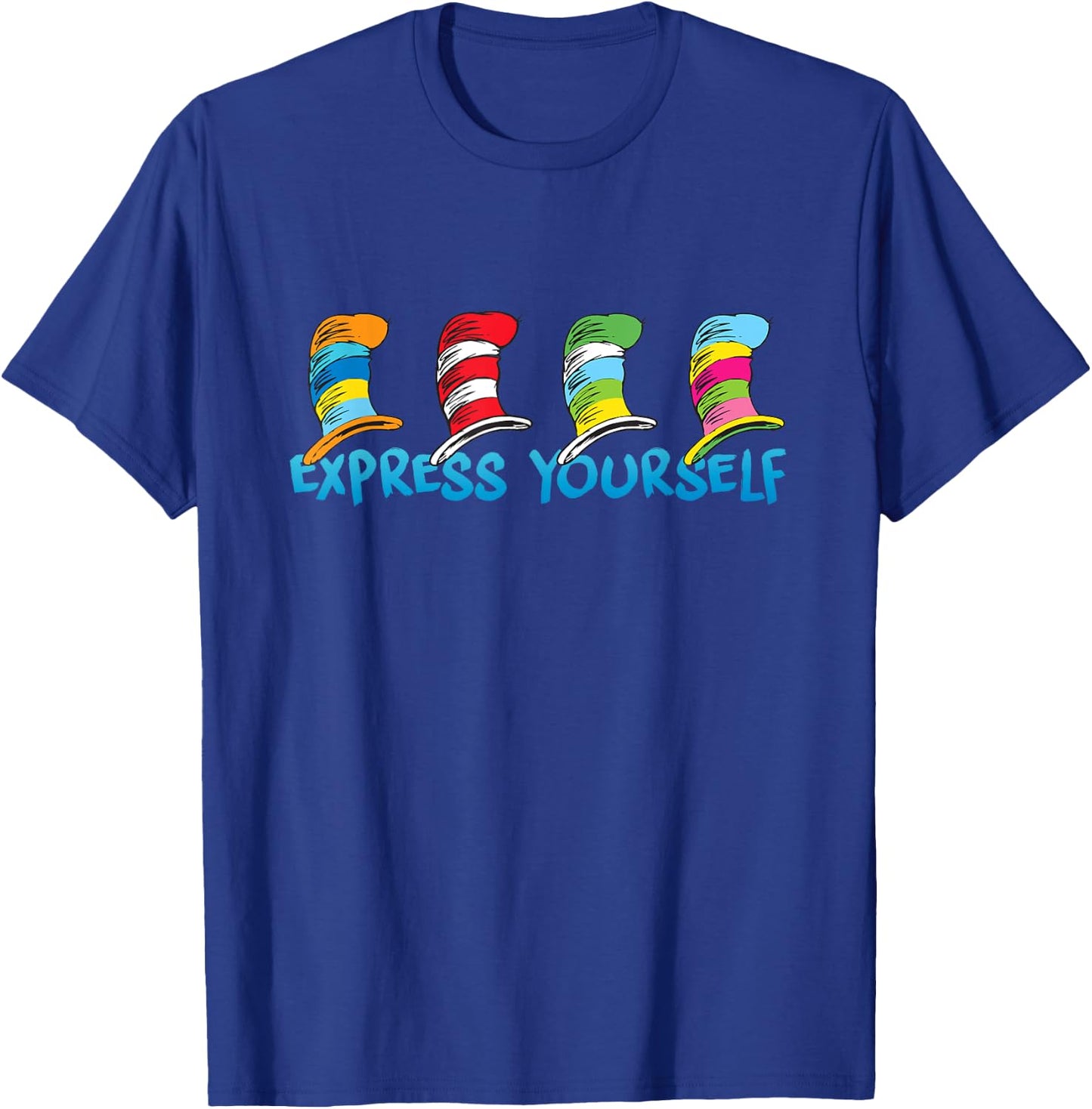 Dr. Seuss Express Yourself T-Shirt - T-Shirt | Royal