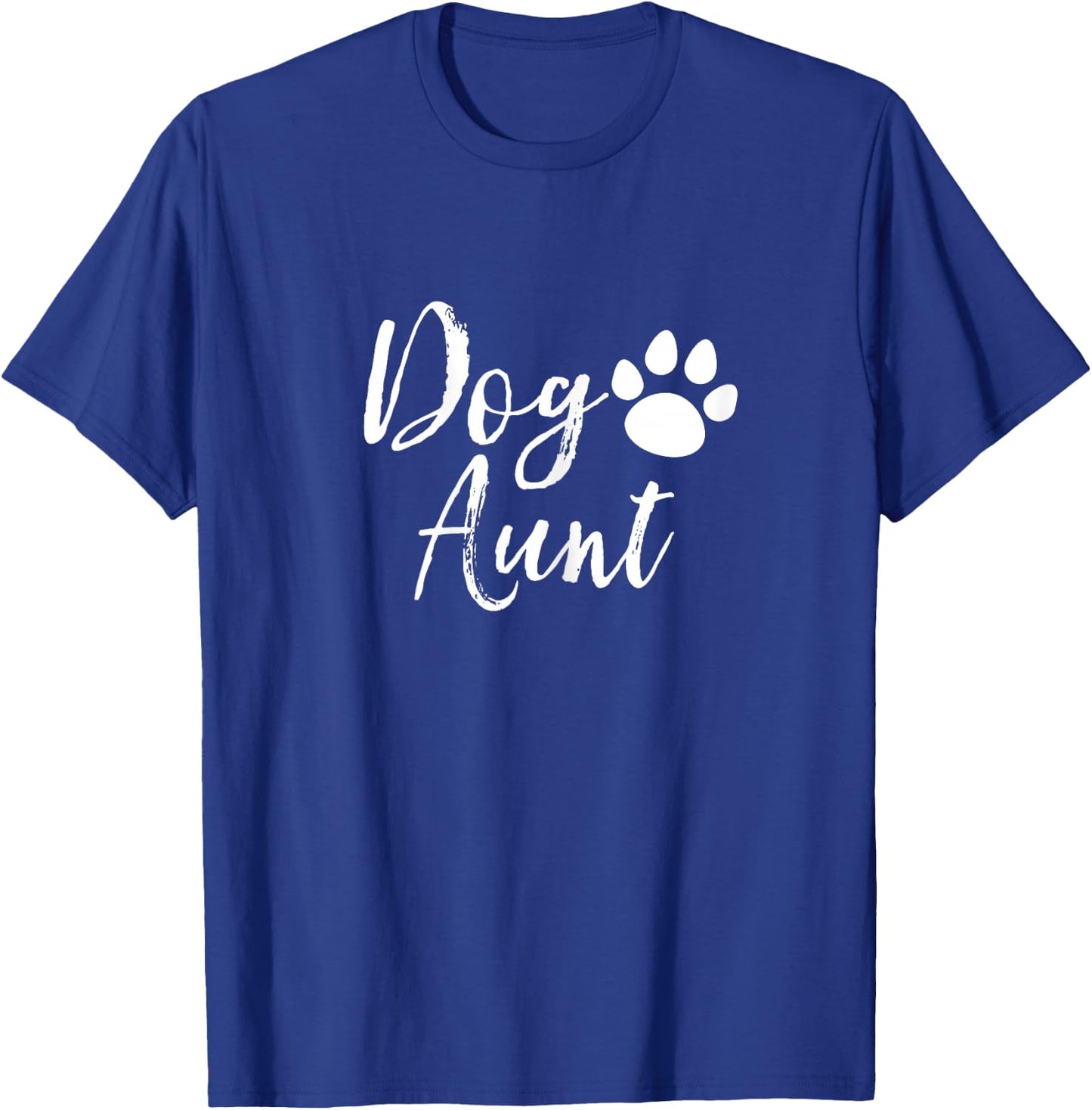 Dog Aunt Funny Auntie Shirts T-Shirt - T-Shirt | Royal