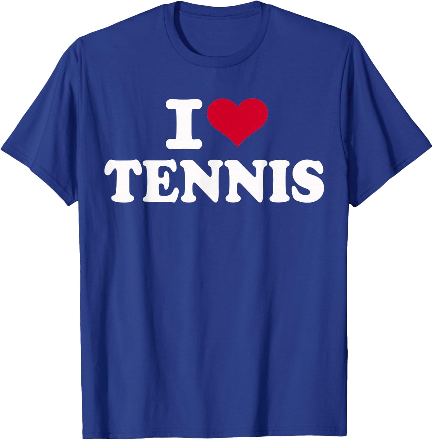 I Love Tennis T-Shirt - T-Shirt | Royal