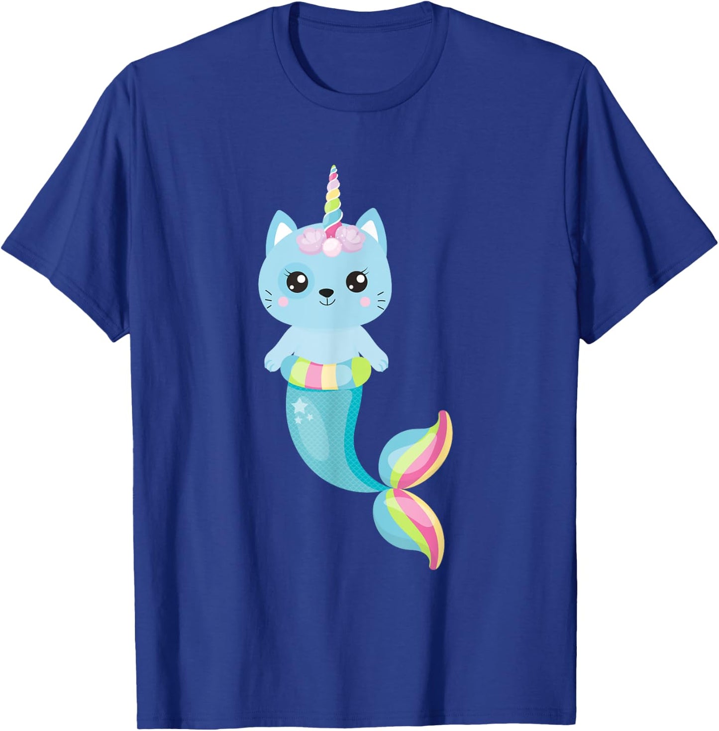 Summer Caticorn Unicorn T-Shirt - T-Shirt | Royal