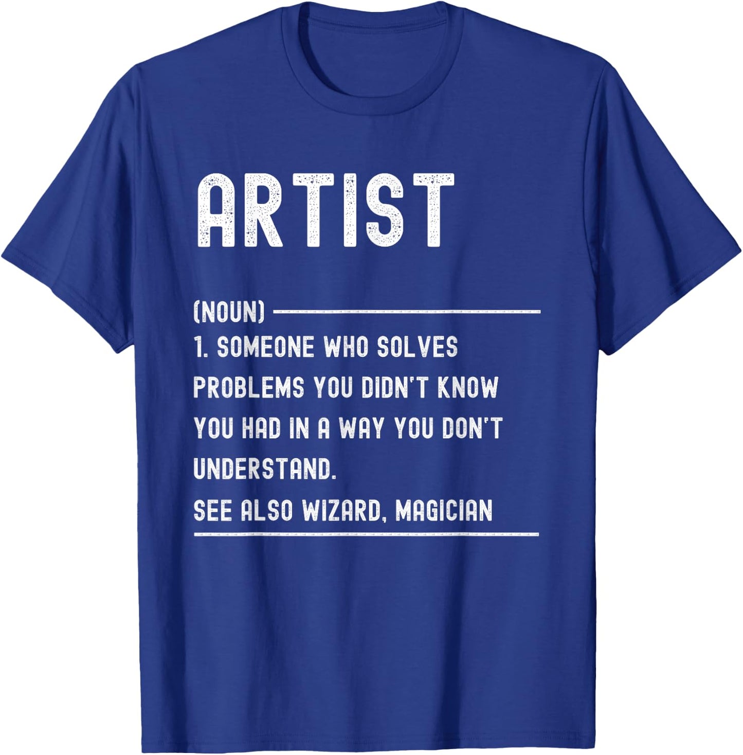 Art Teacher Definition Shirts Funny Job Title T-Shirt - T-Shirt | Royal