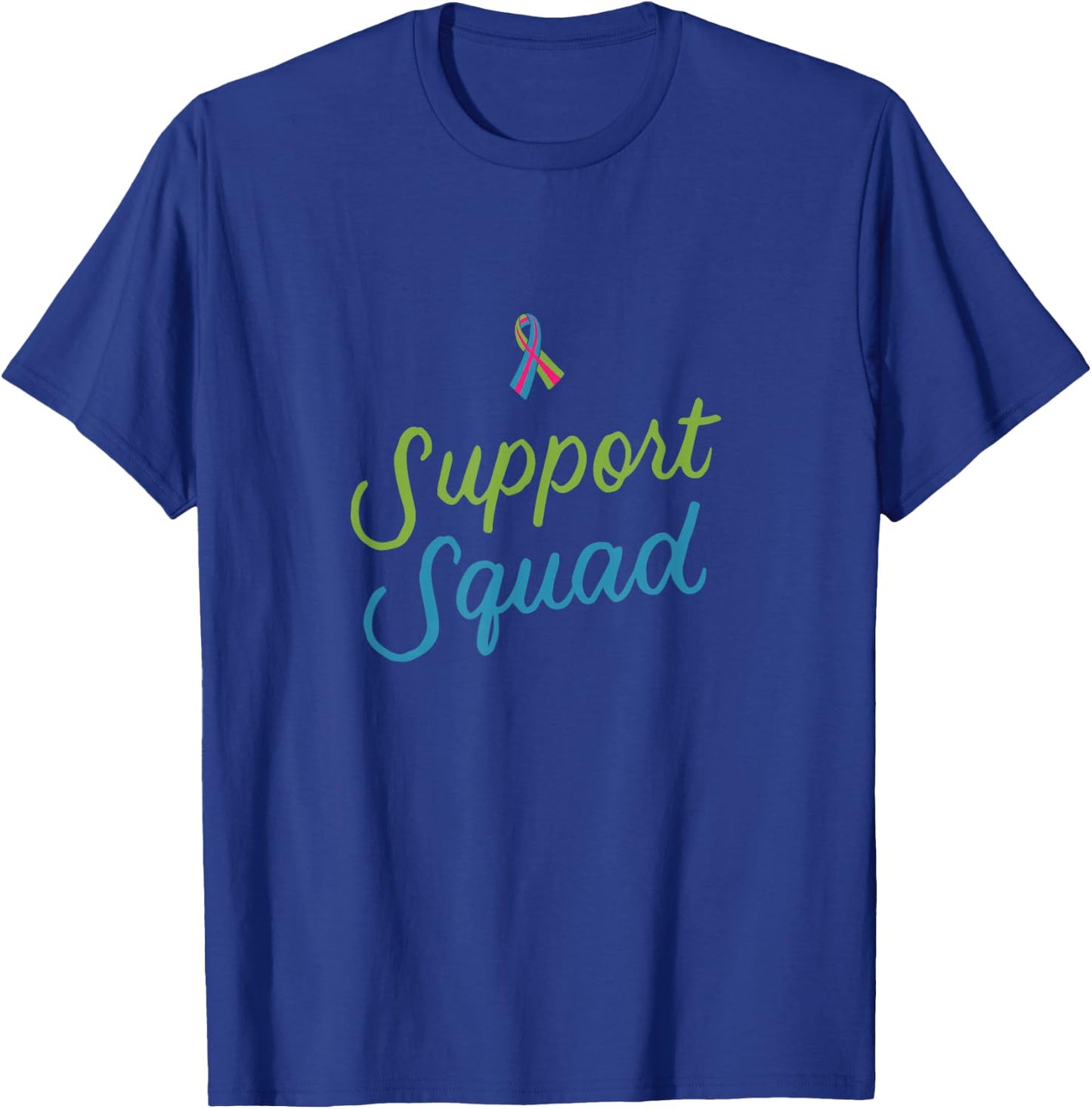 Support Squad Metastatic Breast Cancer Gift Warrior Stage 4 T-Shirt - T-Shirt | Royal