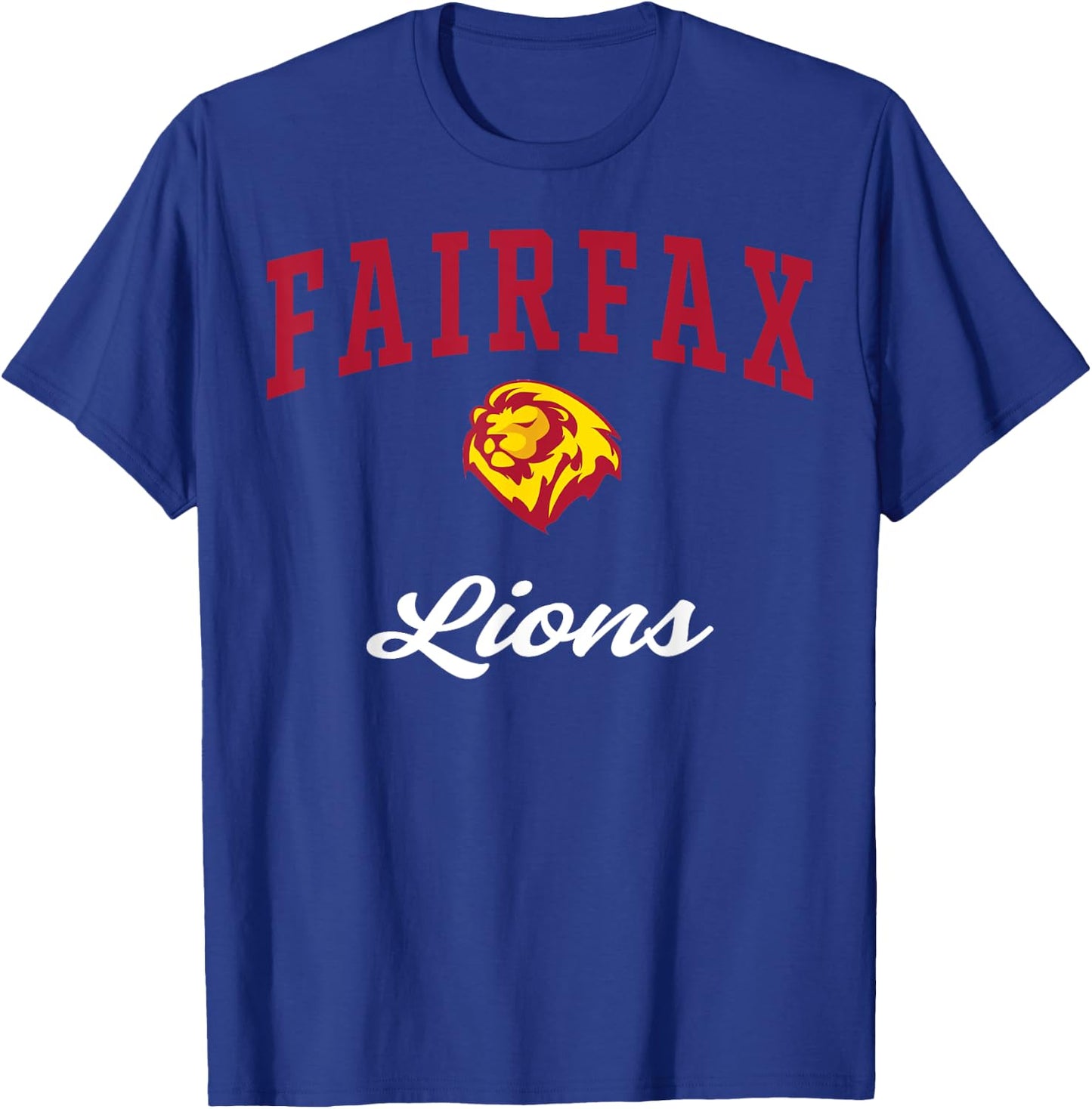 Fairfax High School Lions C3 T-Shirt - T-Shirt | Royal