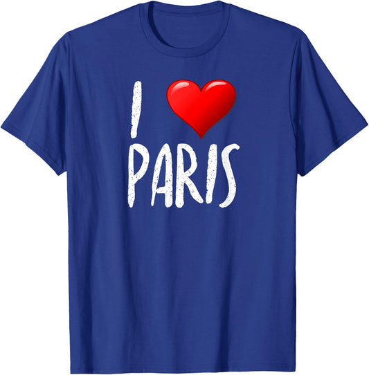 I Love Paris - - Traveler - Souvenir T-Shirt - T-Shirt | Royal