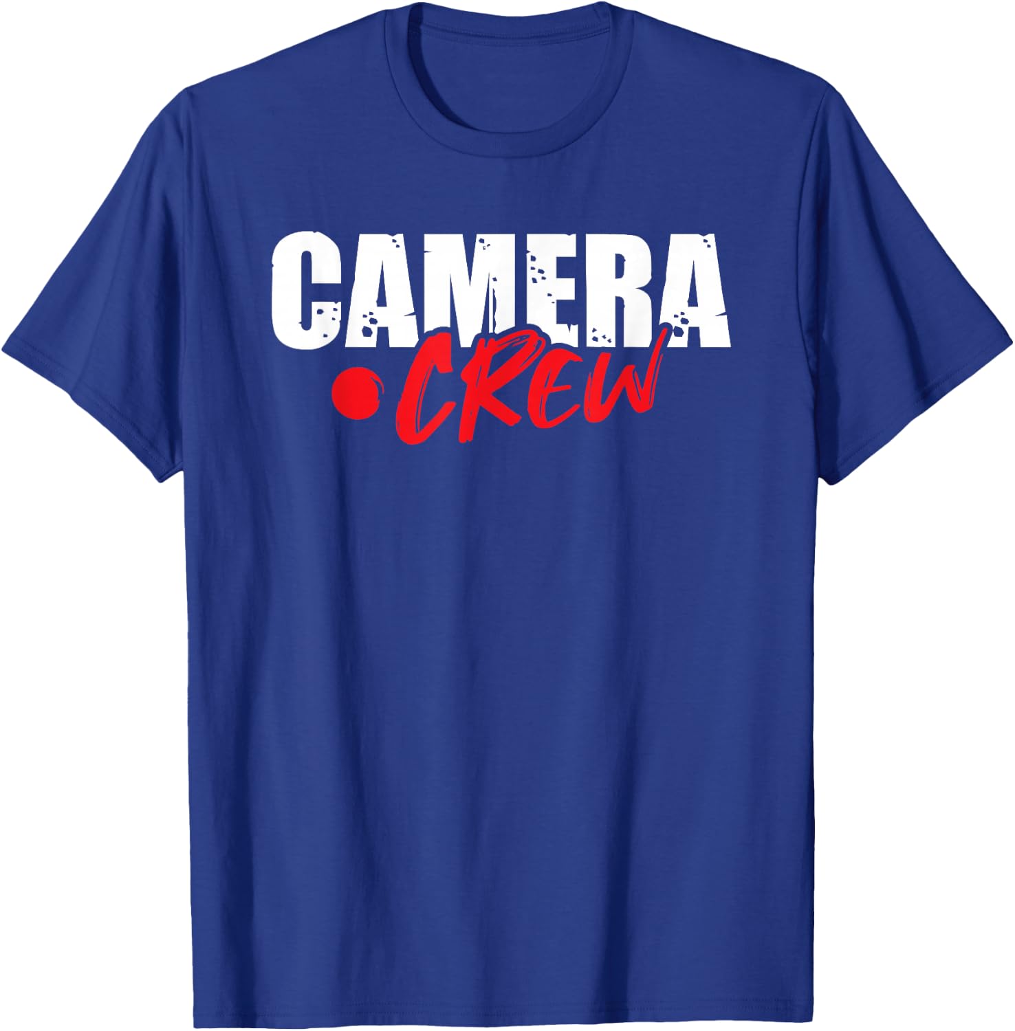 Camera Crew TV Film Production Movie Filmmaker Camera Man T-Shirt - T-Shirt | Royal