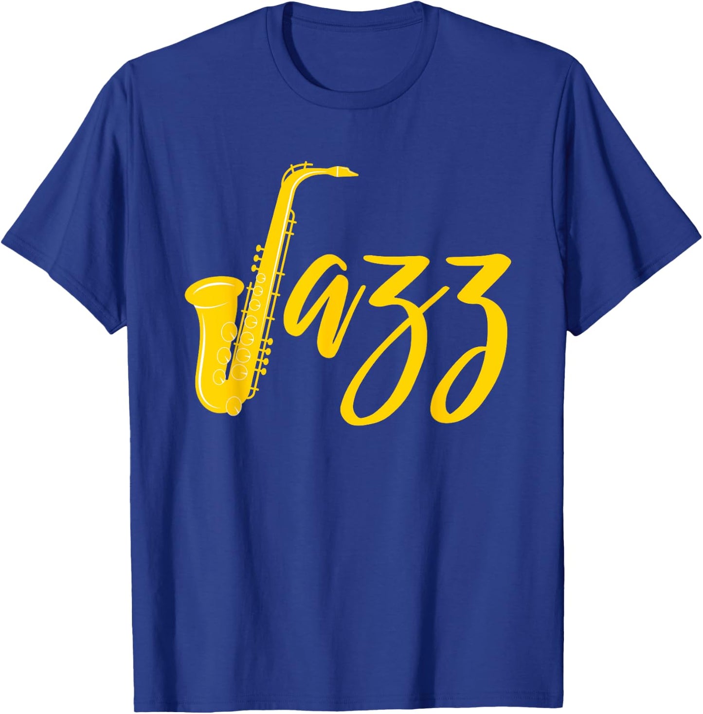 Cool Saxophone Women Jazz Music Band Musician Player T-Shirt - T-Shirt | Royal
