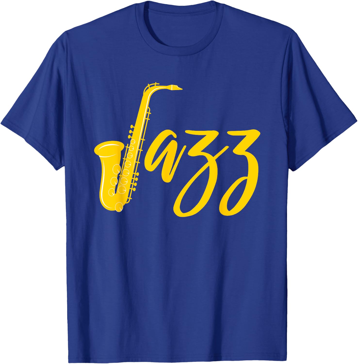 Cool Saxophone Women Jazz Music Band Musician Player T-Shirt - T-Shirt | Royal
