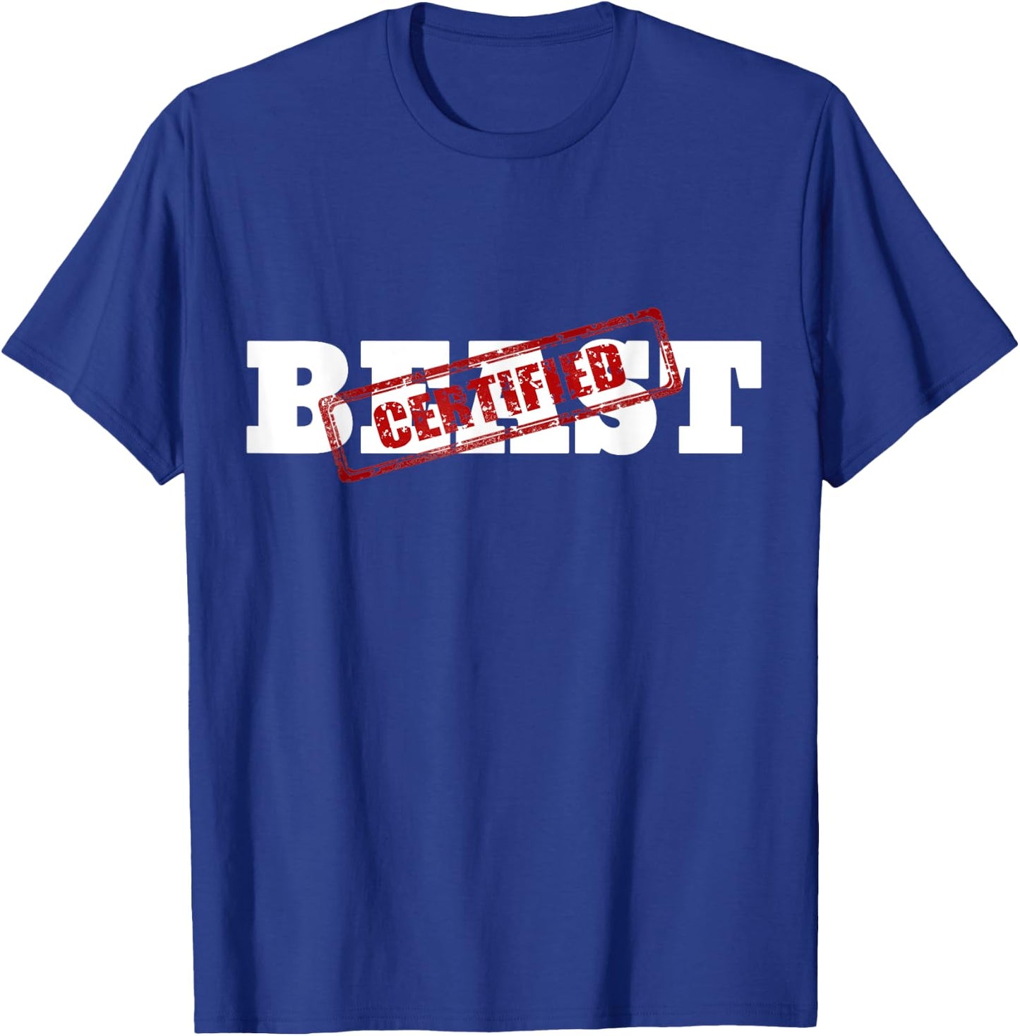 Certified BEAST Athletic Workout Fitness T-Shirt - T-Shirt | Royal