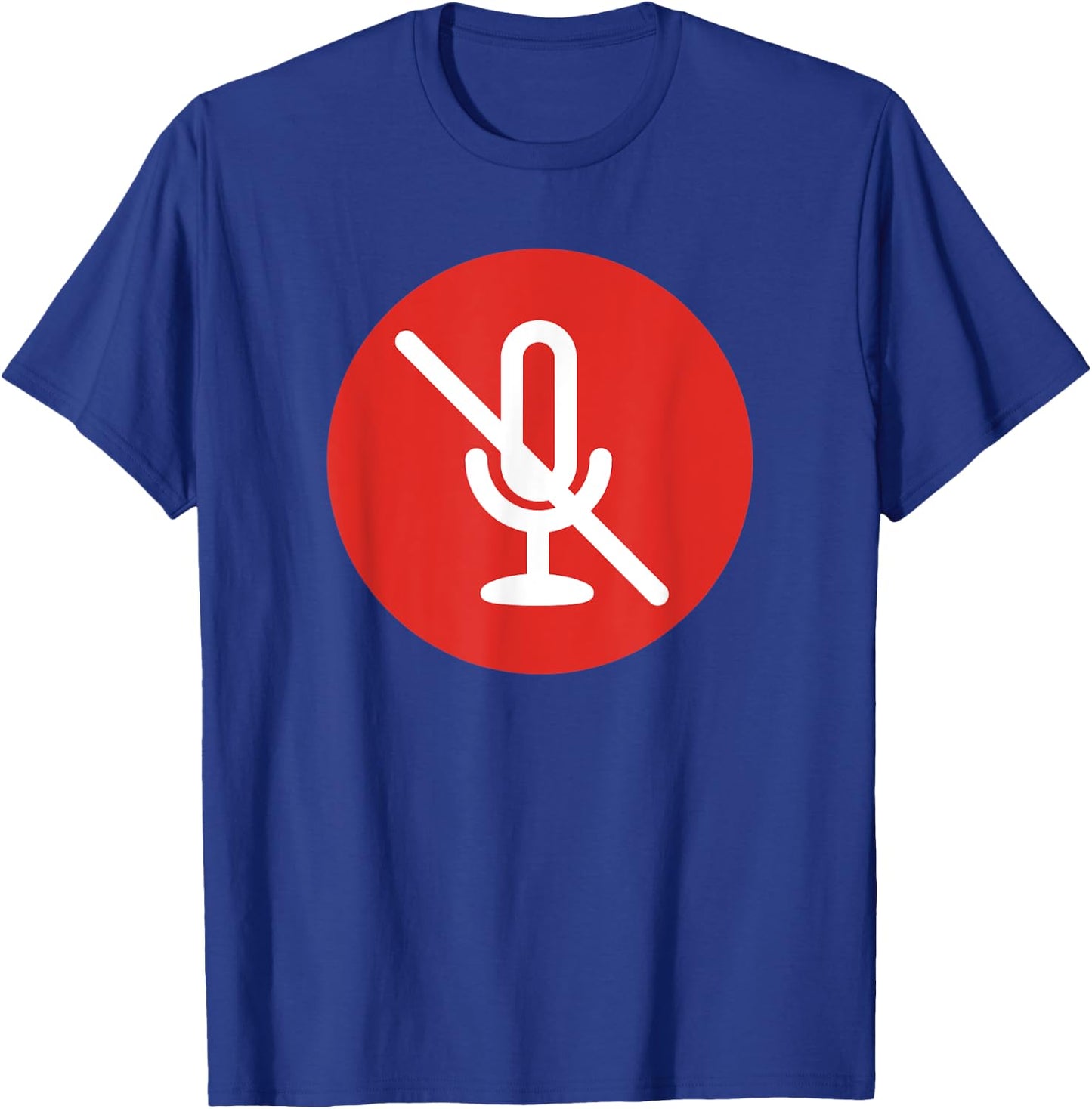 Mute Your Mic Funny Virtual Teacher Online Classroom Men Women T-Shirt - T-Shirt | Royal
