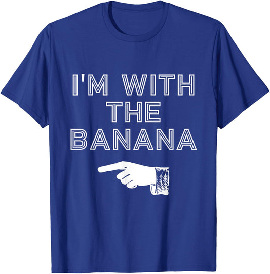 I'm with the Banana Simple Matching Halloween Costume T-Shirt - T-Shirt | Royal