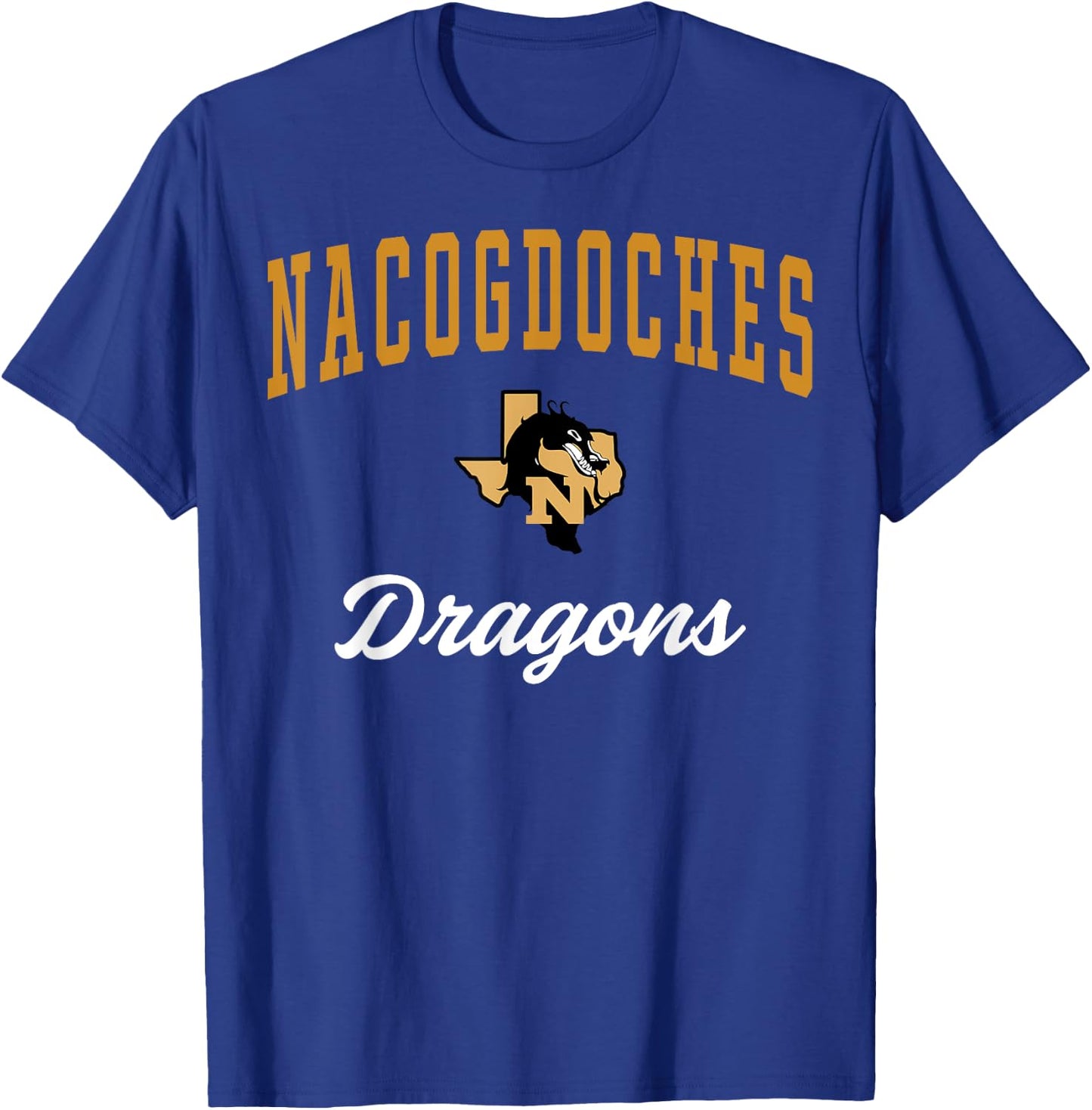 Nacogdoches High School Dragons C3 T-Shirt - T-Shirt | Royal