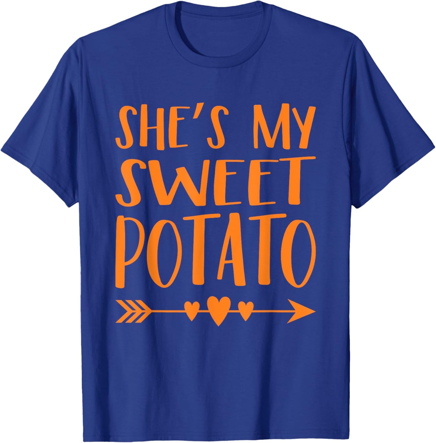 Thanksgiving Matching Couple She's My Sweet Potato I Yam T-Shirt - T-Shirt | Royal