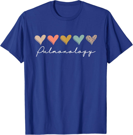 Pulmonary Nurse Pulmonology Pulmonary Medical Assistant T-Shirt - T-Shirt | Royal