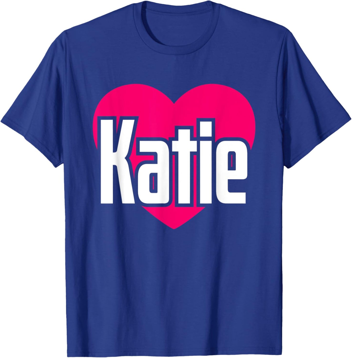 I Love Katie Cute First Name I Heart Katie T-Shirt - T-Shirt | Royal