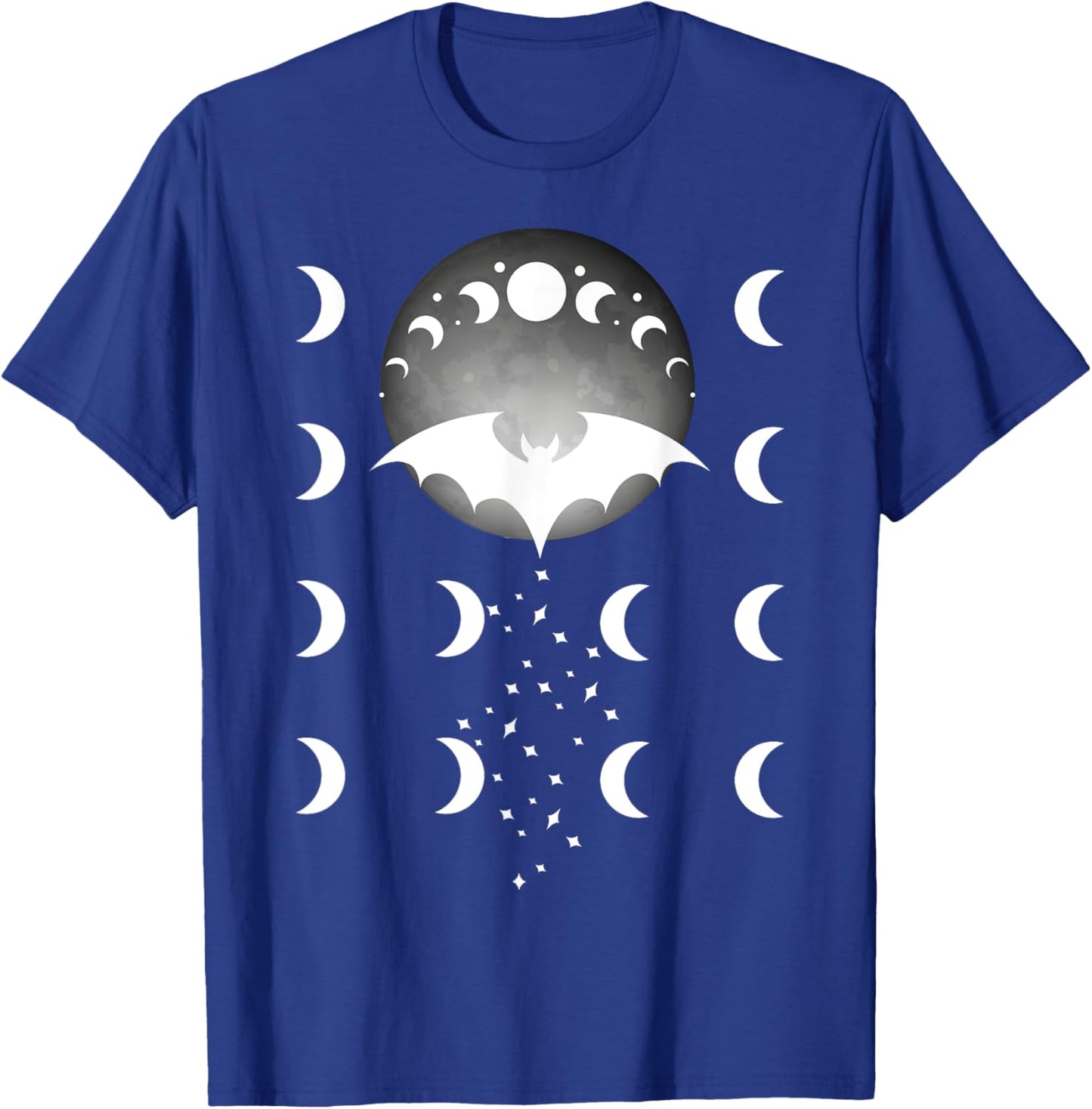 Mystical Bat Full Moon Magic Night Vampire Sorceress Gift T-Shirt - T-Shirt | Royal