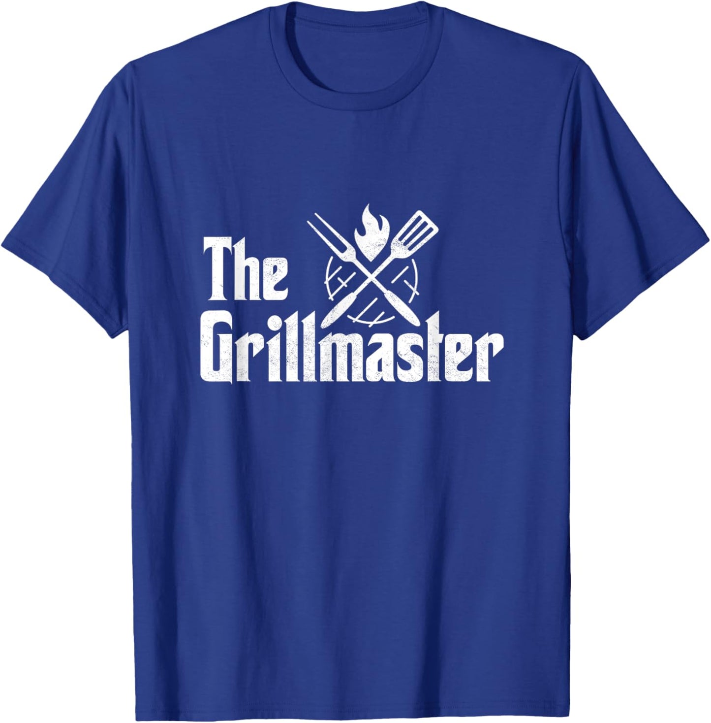 The Grillmaster BBQ Grill & Smoker Barbecue Chef Men's Women T-Shirt - T-Shirt | Royal