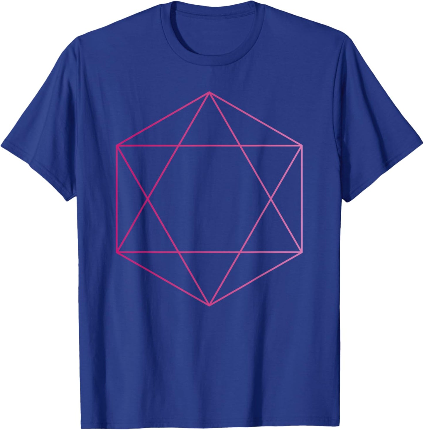 Hexagram Magic Goth Occult Sacred Geometry T-Shirt - T-Shirt | Royal