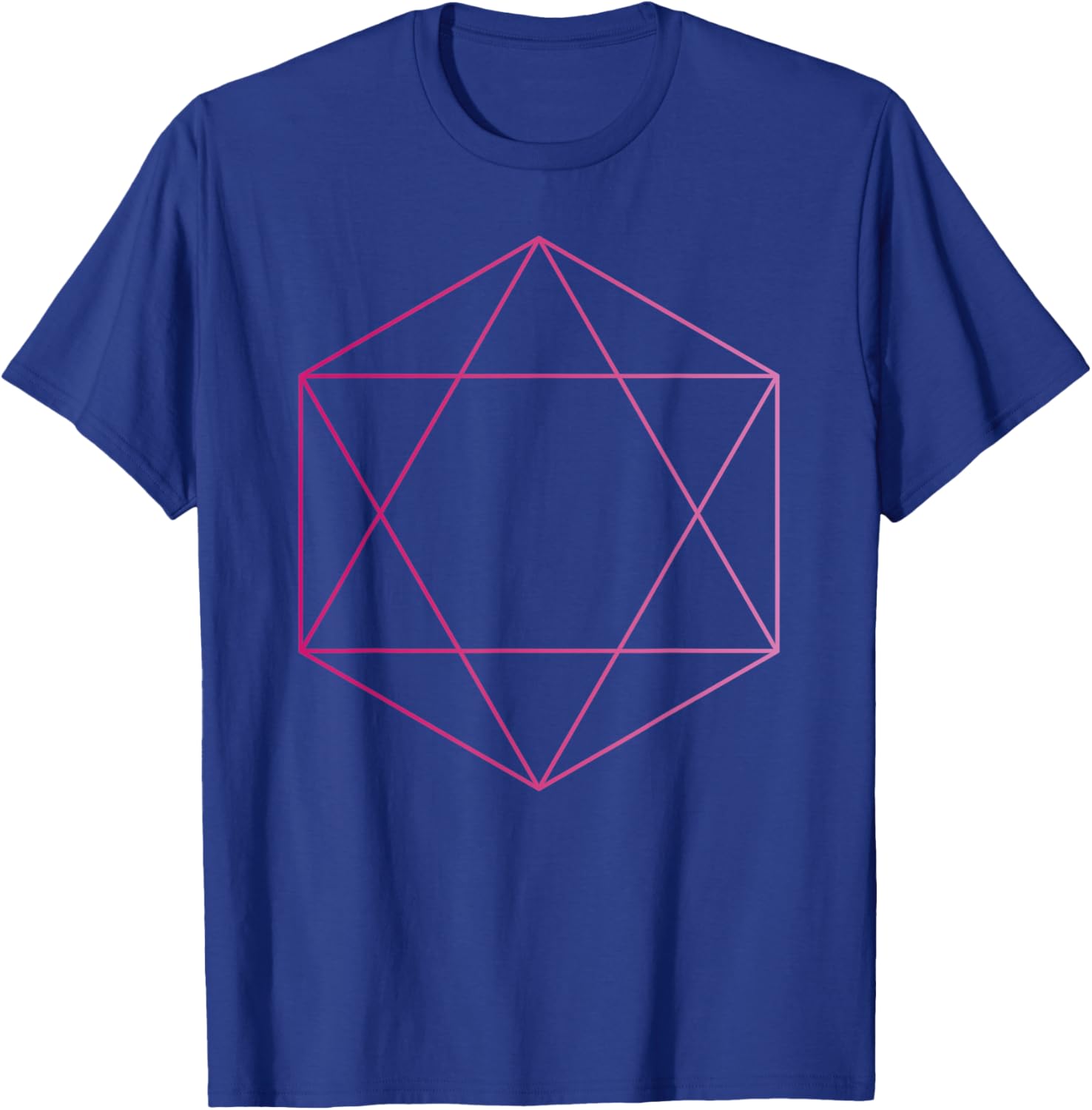 Hexagram Magic Goth Occult Sacred Geometry T-Shirt - T-Shirt | Royal