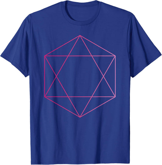 Hexagram Magic Goth Occult Sacred Geometry T-Shirt - T-Shirt | Royal