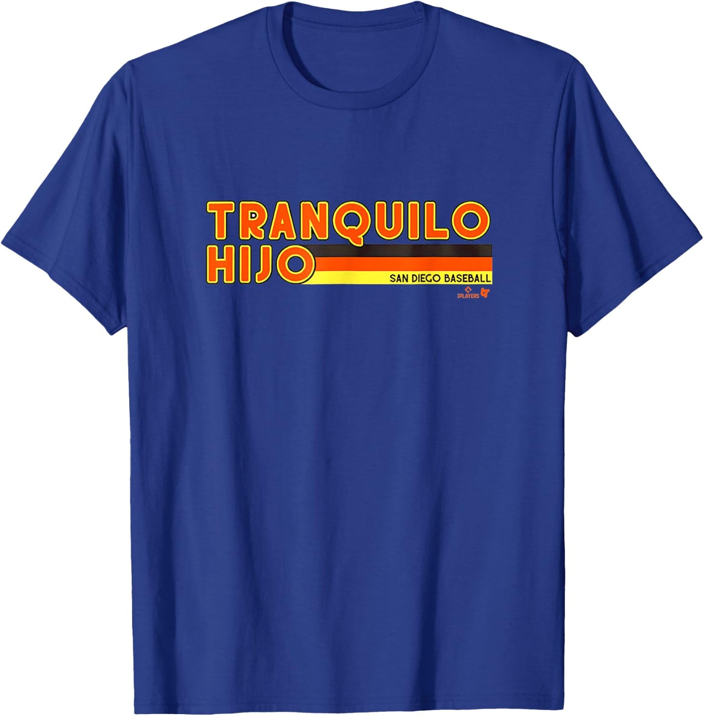 Tranquilo-Hijo Classic Graphic Printing T-Shirt - T-Shirt | Royal