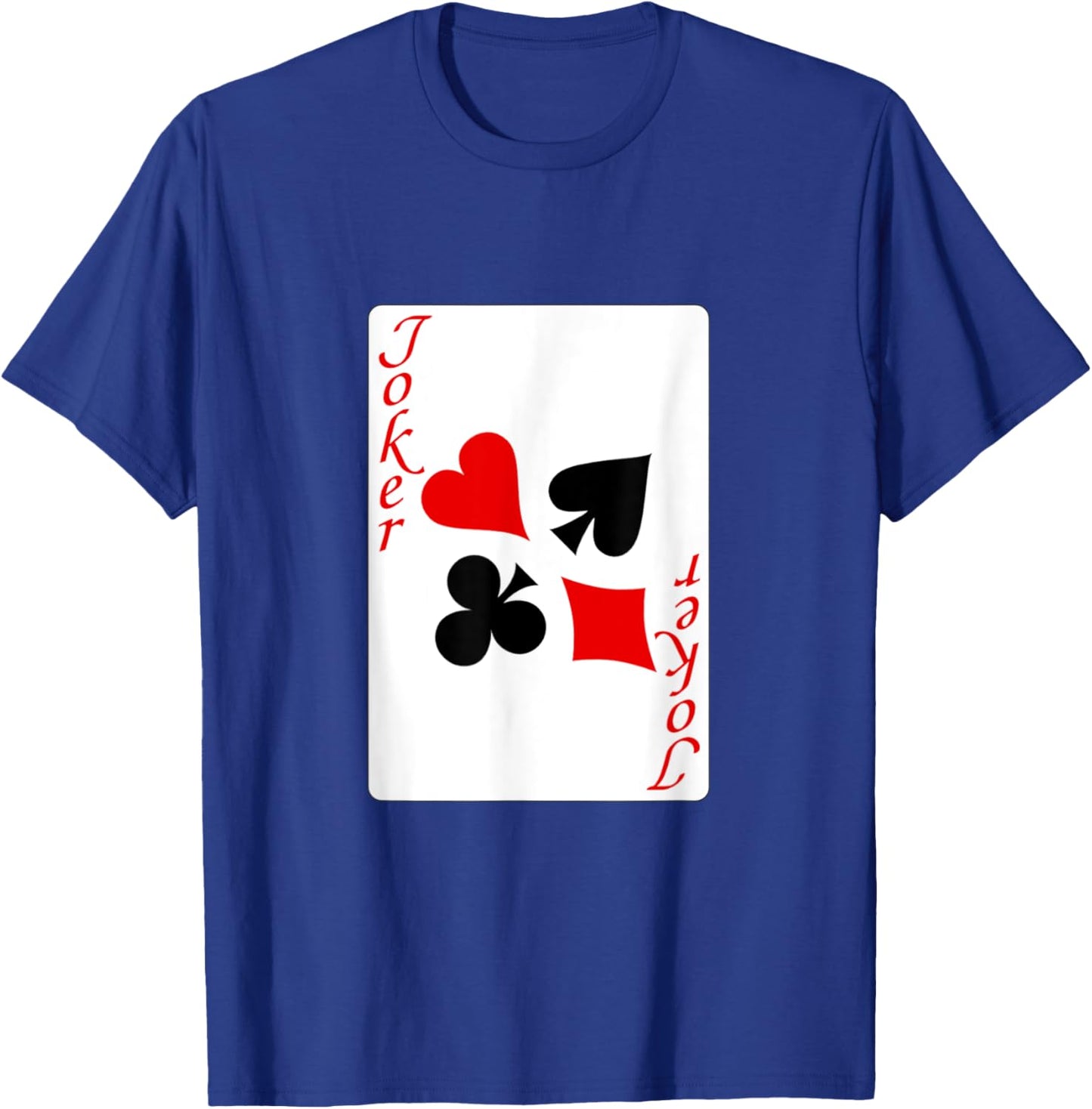 funny halloween shirt 2025 Joker - Playing Card Costume T-Shirt - T-Shirt | Royal