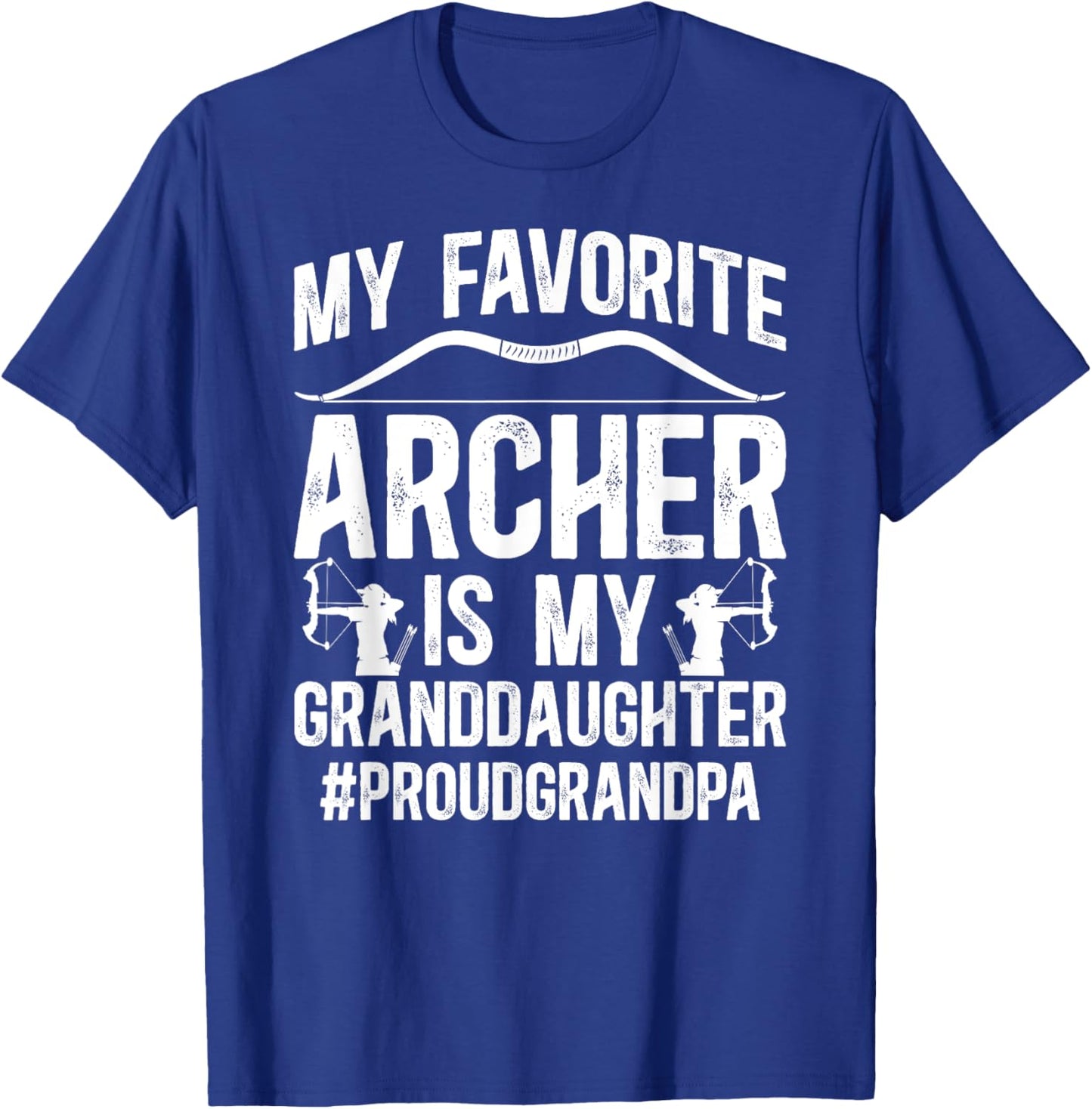 Favorite Archer Grandpa Archery Grandpa Archery Grandfather T-Shirt - T-Shirt | Royal