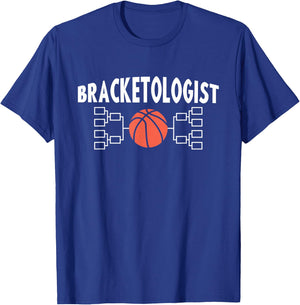 Bracketologist basketball tournament madness T-Shirt - T-Shirt | Royal