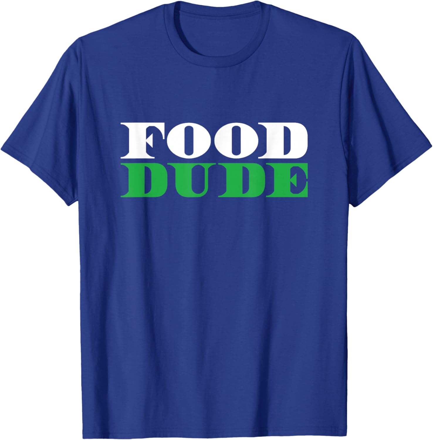 Food Dude | Kitchen Cooking Culinary | Cook Chef T-Shirt - T-Shirt | Royal