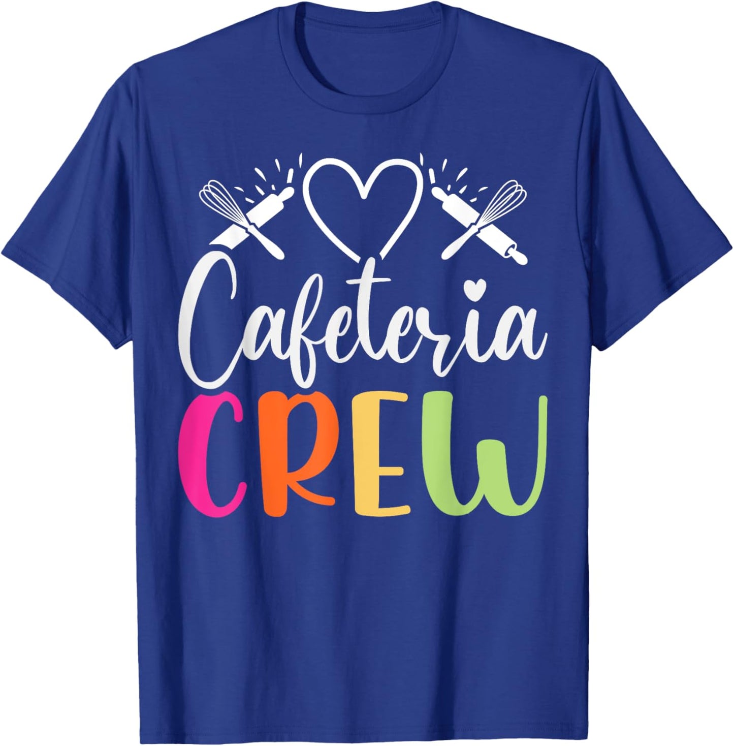 Cafeteria Worker Crew School Cook Lunch Lady Cafeteria Squad T-Shirt - T-Shirt | Royal