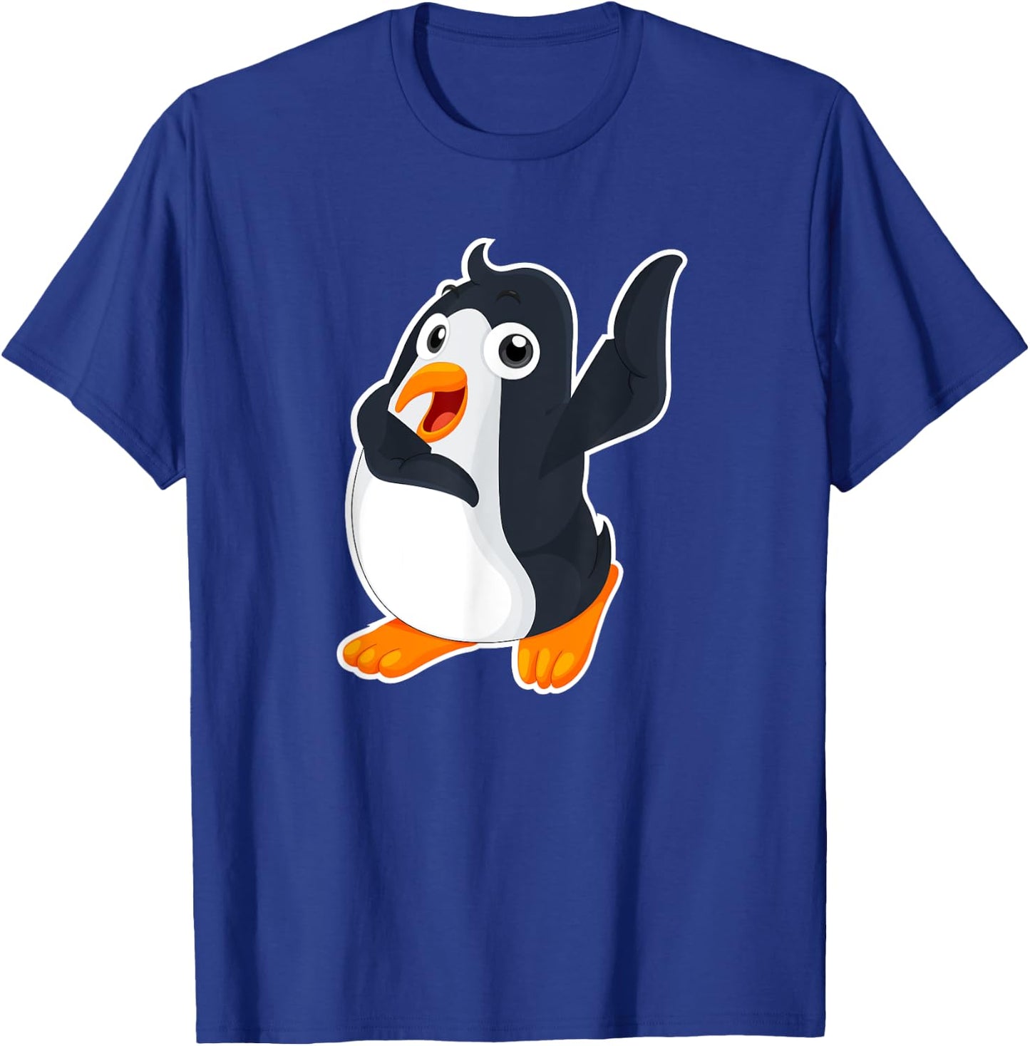 Penguin Dab Dance Bird Funny T-Shirt - T-Shirt | Royal