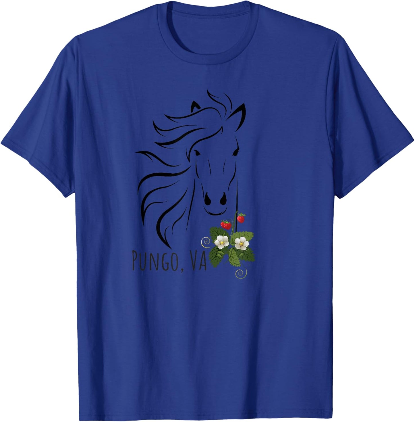 Pungo Virginia Beach VA Strawberry Festival T Shirt Men Women T-Shirt - T-Shirt | Royal
