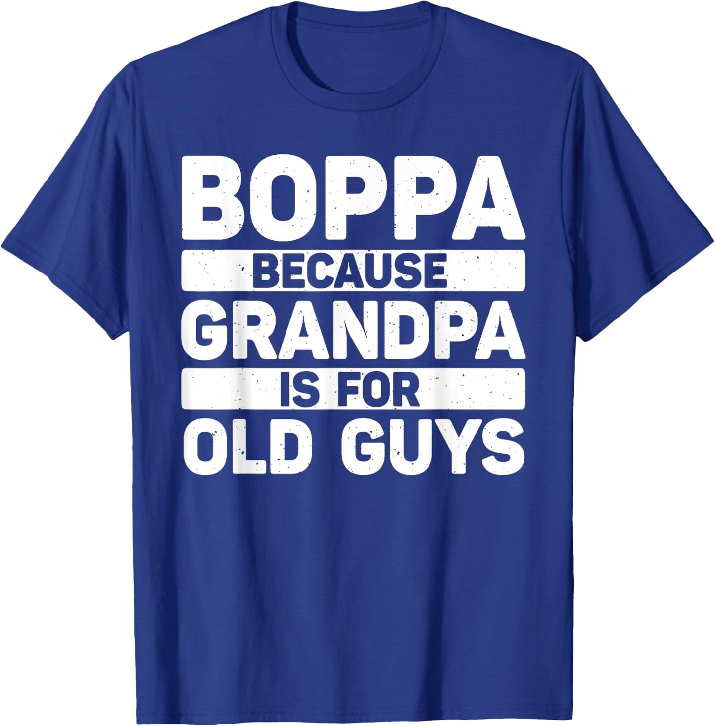 Boppa Design For Grandpa From Grandkids Father's Day Boppa T-Shirt - T-Shirt | Royal