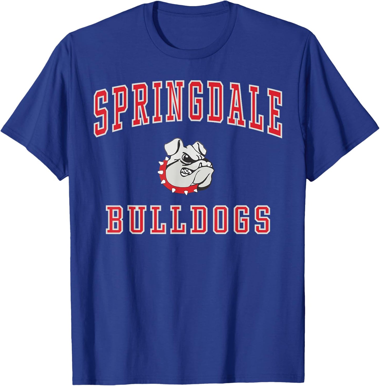 Springdale High School Bulldogs C1 T-Shirt - T-Shirt | Royal