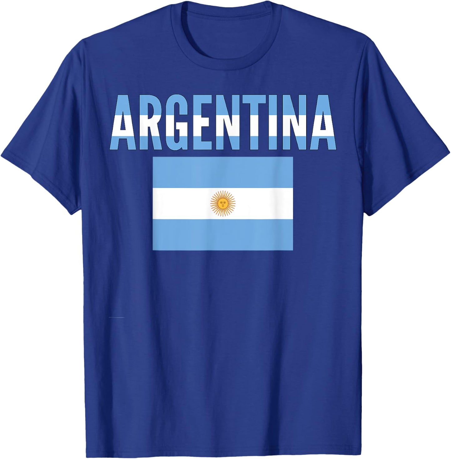 Argentinian - Argentina Country Flag T-Shirt - T-Shirt | Royal