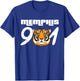 Memphis 901 Tiger Tennessee T-Shirt - T-Shirt | Royal