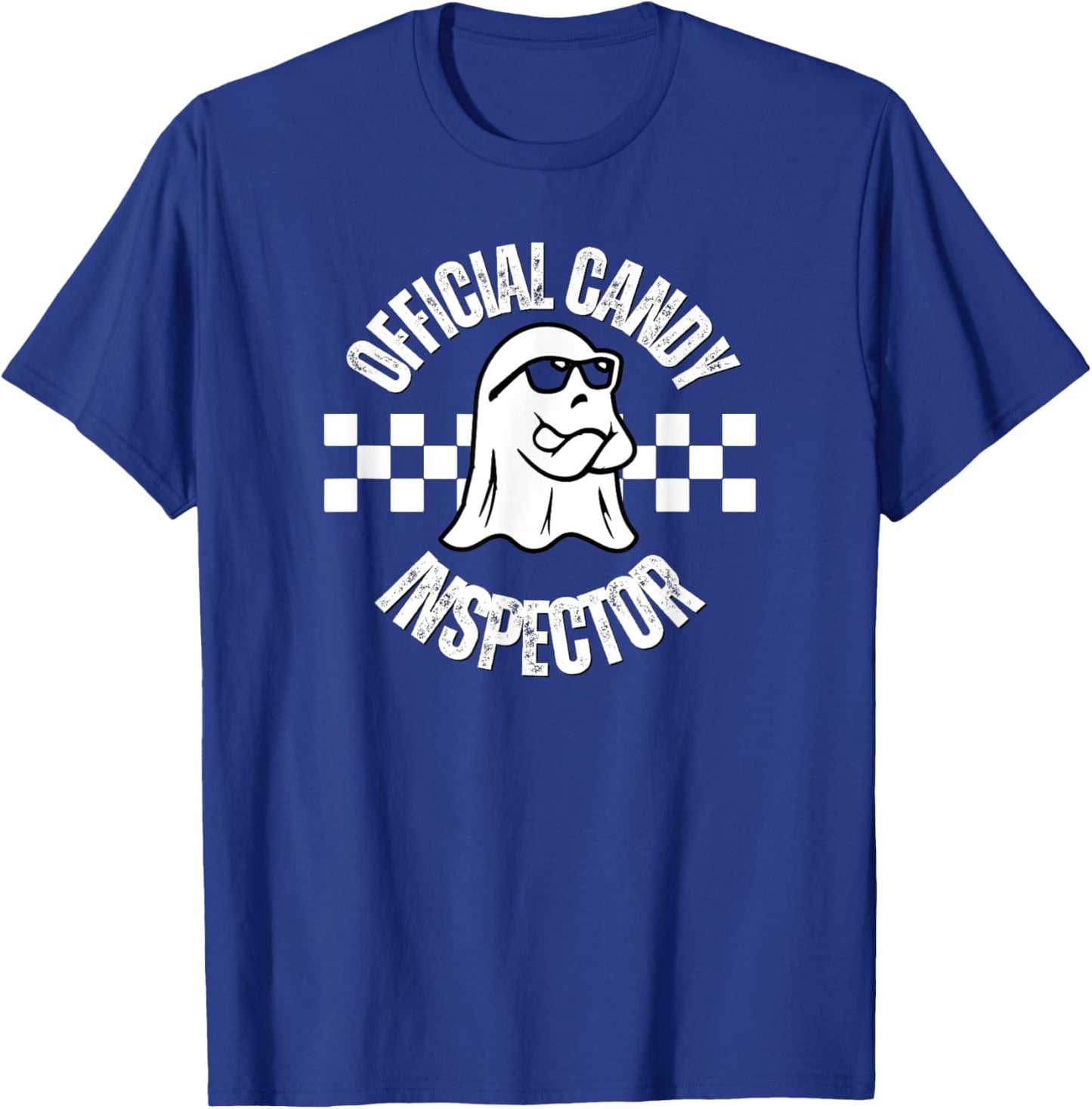 Official Candy Inspector, Funny Halloween Party Costume T-Shirt - T-Shirt | Royal