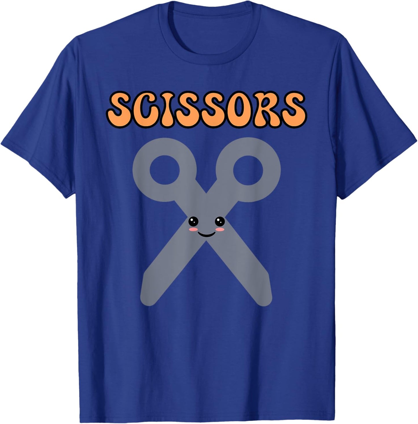 Rock Paper Scissors Halloween Funny Matching Costume Kids T-Shirt - T-Shirt | Royal